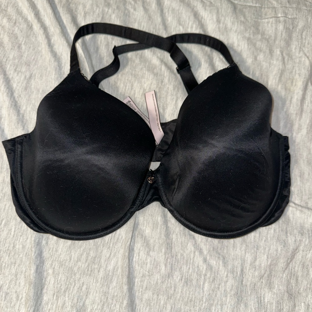 Black Victorias Secret Body By Victoria Lined Perfect Coverage Bra